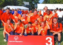 TEAM NL na de huldiging op 19 september tijdens de Special Olympics in Antwerpen