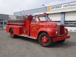 Oude Mack brandweerauto